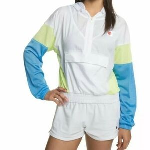 Champion Women's Nylon Warm Up Hoodie size L